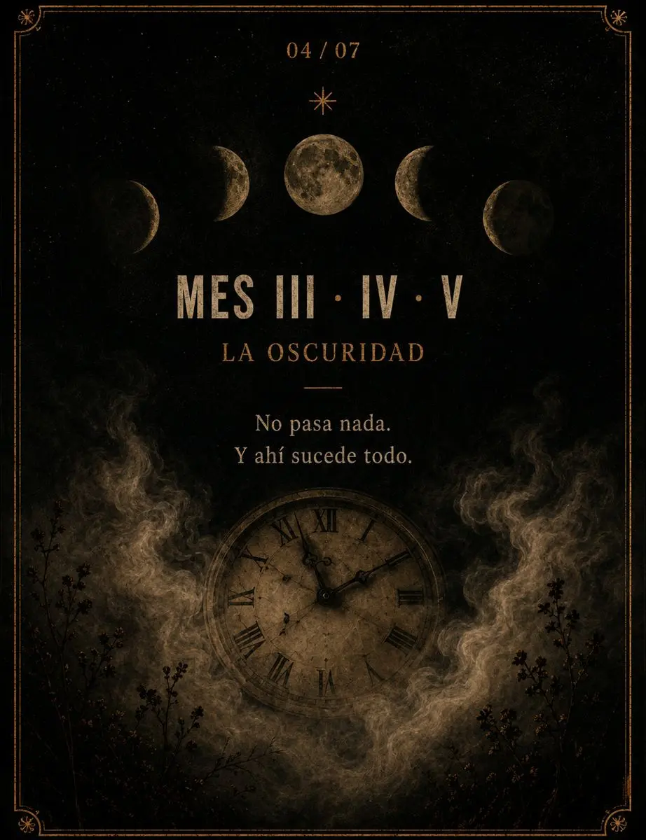 Mes III·IV·V · La oscuridad